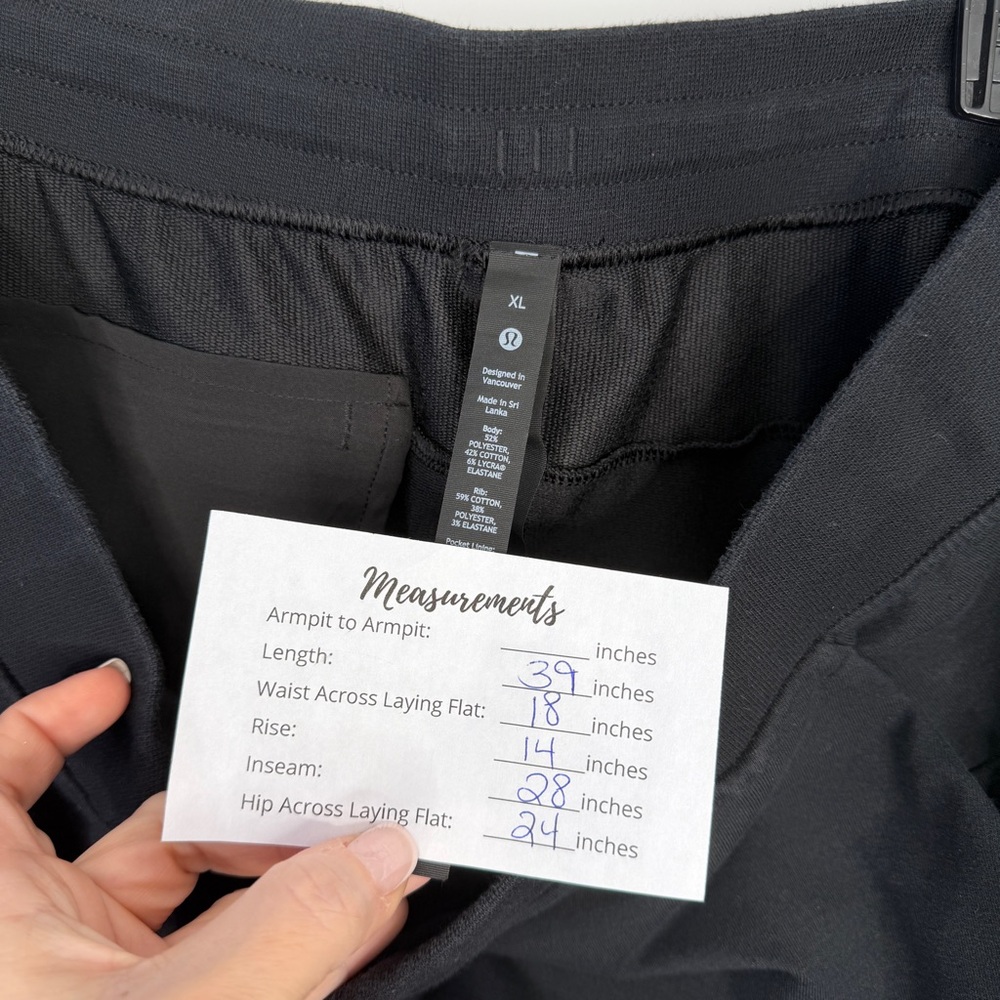 Lululemon Black City Sweat Jogger Size XL #0047 - Picture 16 of 17